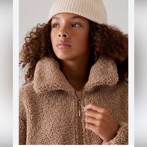 Athleta Girl Teddy Fleece Jacket size XS/6